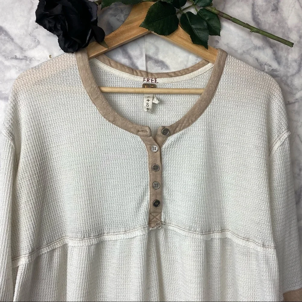 Free People We The Free Cropped Thermal Top